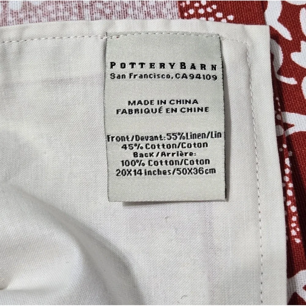 Pottery Barn Fabric Placemats (8) & Napkins (6)